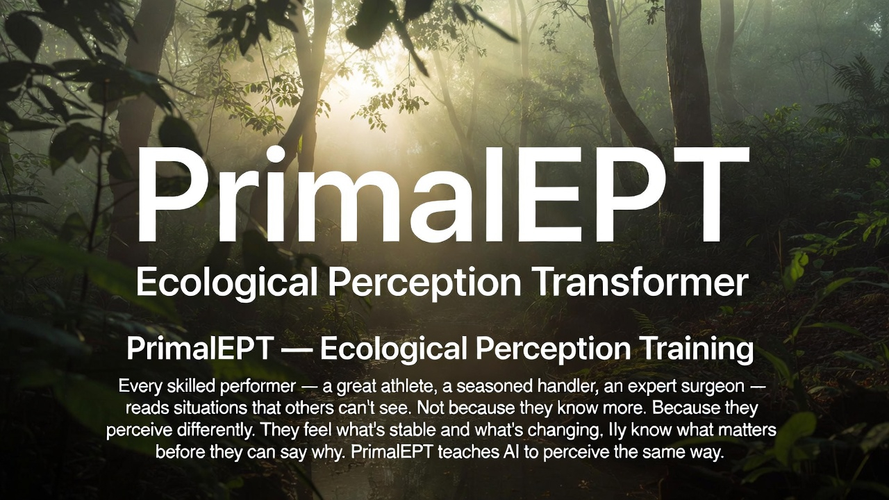 PrimalEPT — Ecological Perception Transformer
